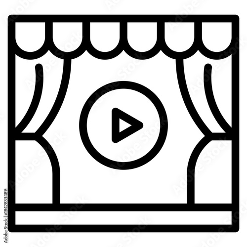 Intertaiment icon vector illustration.