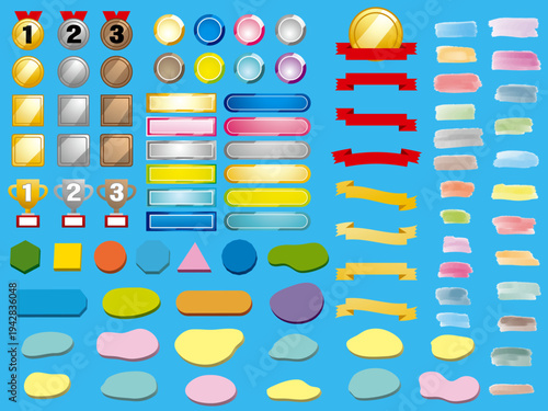 イラスト, 吹き出し, 素材, アイコン, かわいい, セット, シンプル, 枠, ふきだし, フレーム, 