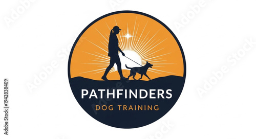 Pathfinders Dog Training Silhouette Logo.