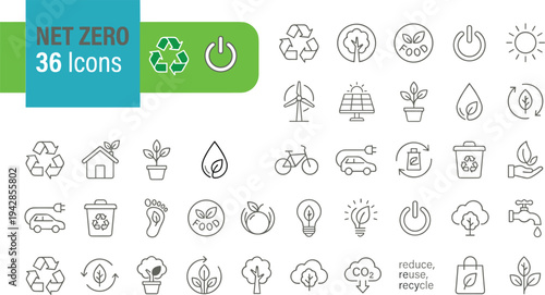 A set of 30 detailed line icons depicting various self awareness and personal growth concepts in a simple style