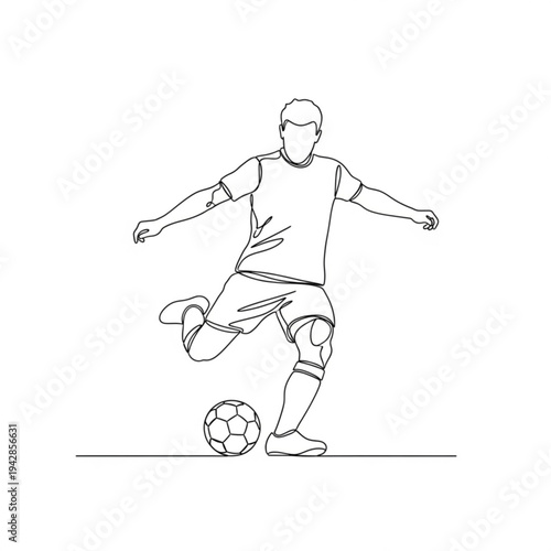 soccer player vector
