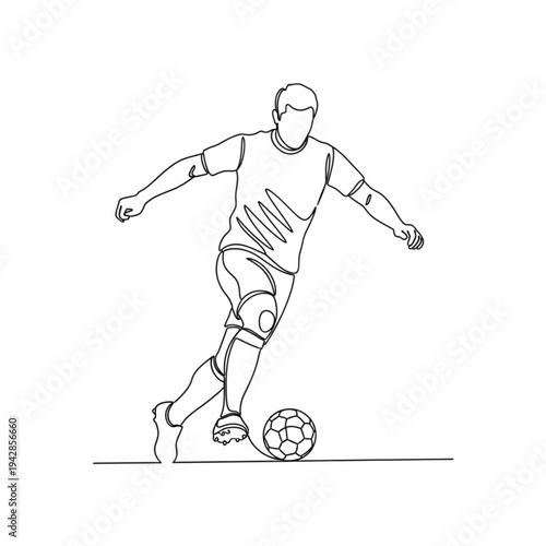 soccer player vector