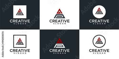 Collection of creative logos and branding templates.