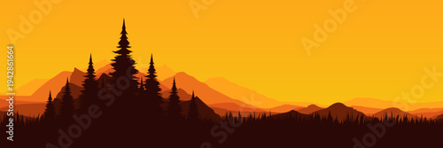 Serene golden sunrise over majestic mountains for spiritual worship presentation background