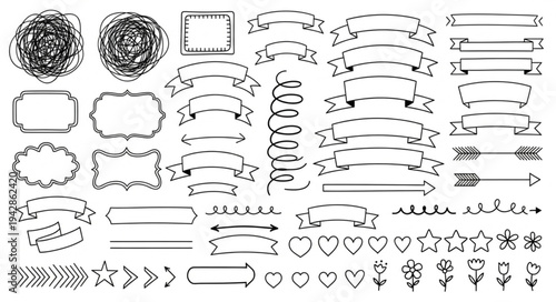 hand drawn speech bubbles