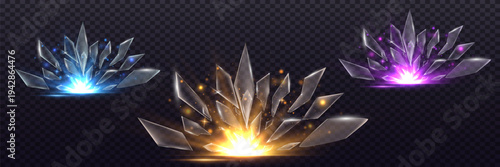 Colorful Crystal Glass Light Explosion Collection