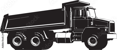 Dump Truck Silhouette