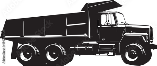 Dump Truck Silhouette