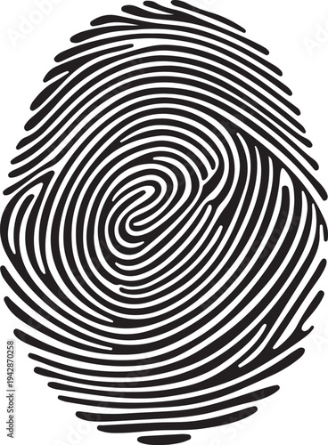 fingerprint silhouette