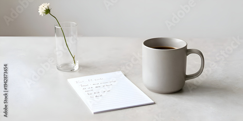 cup of coffee and newspaper