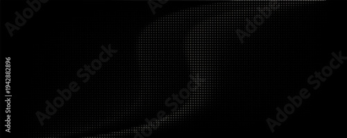 Abstract background with luxury black silk fabric with gold glitter. Texture of elegant dark cloth with gold shine, smooth satin drapery surface, vector realistic illustration