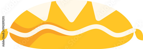 Bread loaf, food icon representing baked good or pastry