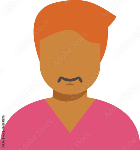 User avatar icon showing a person with a concerned expression