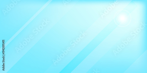 blue sky background with white ringed rays and diagonal lines.vector background