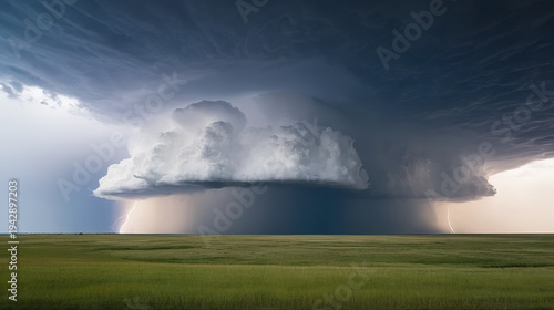 Thunderstorm Downburst Rains Sweep Plains