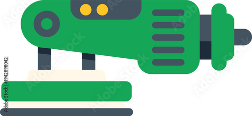 Electric orbital sander tool polishing surface for renovation and repair work