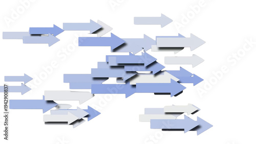 3d arrows on transparent background