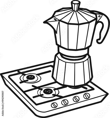coffee maker and coffee cup