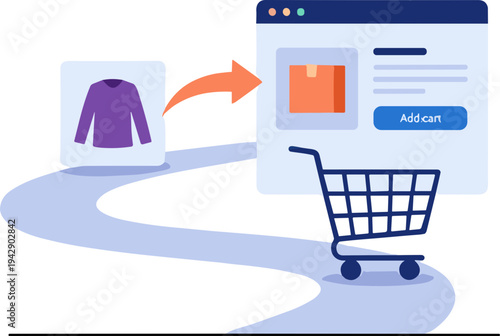 illustration of a faceless person online shopee