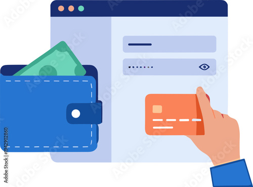 illustration of a faceless person online shopee