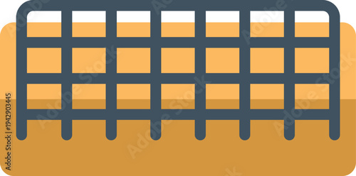 Wooden fence icon indicating a boundary or security element