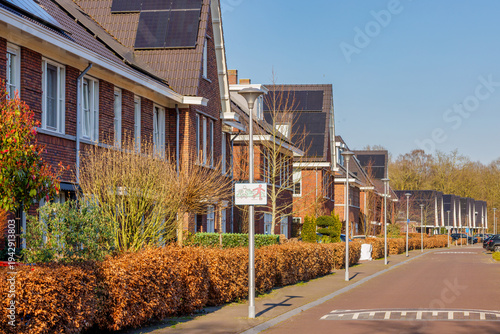 Newly built luxury contemporary family houses in the Dutch city of Zwolle
