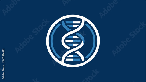 DNA Helix Symbol - A Visual Representation of Genetic Information.