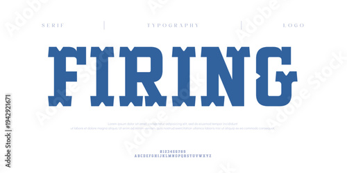 Firing, Creative digital abstract scifi modern alphabet fonts. Science fiction typography sport, technology, fashion, digital, future creative logo font. vector illustration
