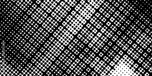 Vector panorama drafting paper. Graphic regular dots grid background. eps 10