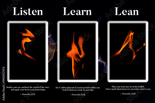 Listen, Learn, Lean - Proverbs 22 17-19