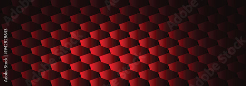 Premium 3D Crimson Technology Background – Seamless Interlocking Cyber-Armor Scales with Intense Central Ruby Glow and Deep Industrial Relief
