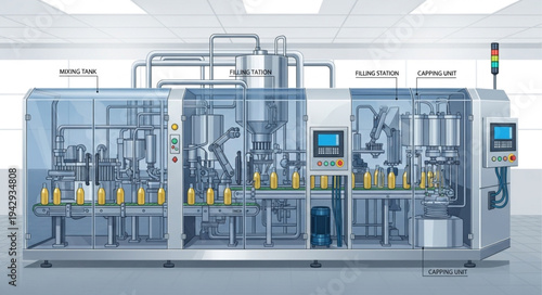 Industrial Brewery Equipment and Machinery.