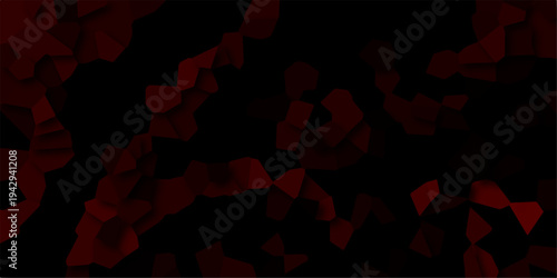 Beautiful red crystallized black background. abstract light colorful stone with shadow pattern. modern wallpaper, trendy simple minimal geometric pastel background vector abstract mosaic backdrop.