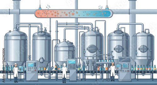 Industrial Equipment Factory Machinery Tanks.