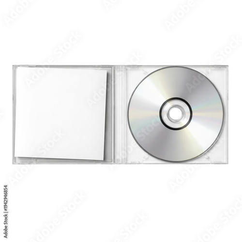 Blank CD Case with Disc and Insert