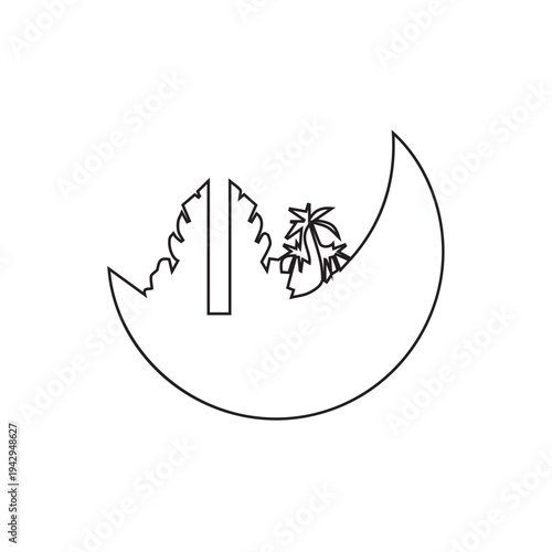 Nature Moon Landscape