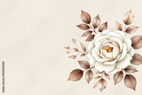 A close up of a flower on a white background