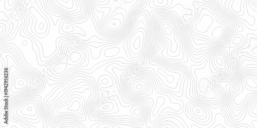 Abstract minimal vector topo map creative discovery. White wave grid stripe line map topography. vector geographic contour mounted map background.