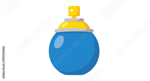 Spray bottle vector illustration, flat design, for cleaning, hygiene, and freshness concepts