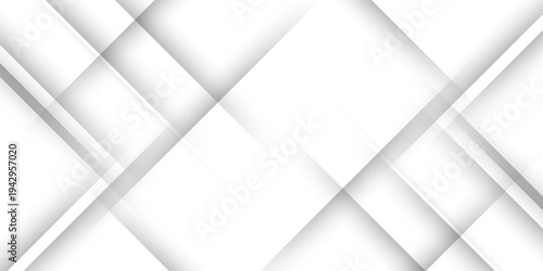Abstract white and gray modern background with shadow. Minimalist graphic design element future style Space design concept. modern abstract gray line light dynamic shape composition background.