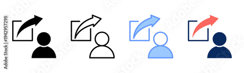 Shortcut Use icon set multiple style collection