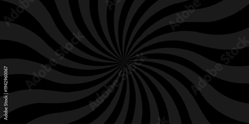 Abstract black and gray summer sun rays cosmic sunburst backdrop background. seamless retro vintage burst sunrise vector wallpaper design.