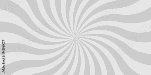 Abstract gray summer sun rays cosmic sunburst backdrop background. seamless retro vintage burst sunrise vector wallpaper design.