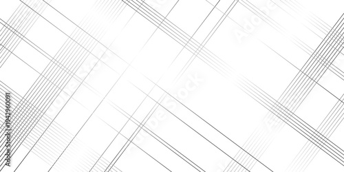 Vector gradient gray line pattern Transparent monochrome striped texture, minimal background. diagonal fabric wave line elegant white striped diagonal overlap line technology concept web texture.