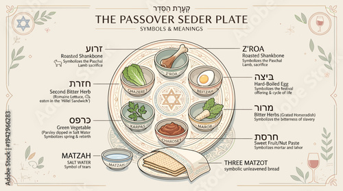 Unveiling the Rich Symbolism and Deep Meanings Behind Each Food Item on the Passover Seder Plate