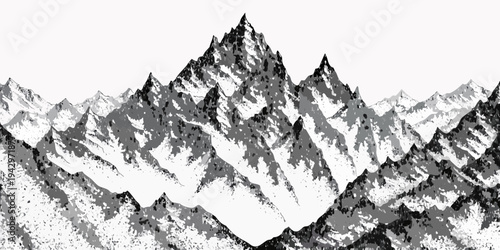 black and white abstract background mountain