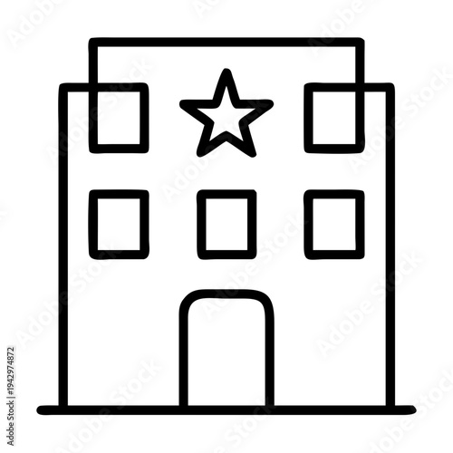 Star icon with checkboxes and progress steps vector illustration isolated on transparent background
