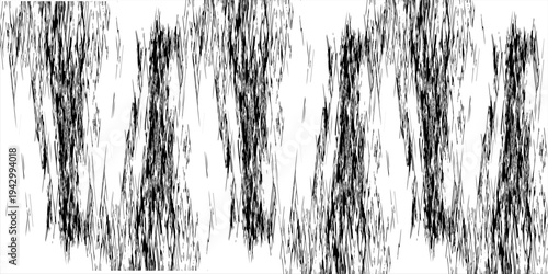 Grunge lines. Set of grunge brush strokes. Overlay texture for your amazing design. Grain Urban Dust Distress. Black and white style.