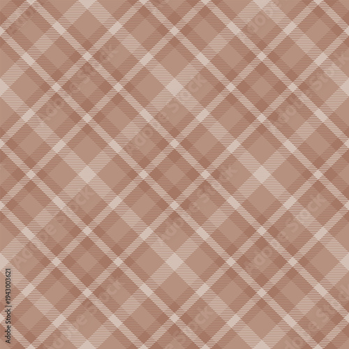 Plaid seamless pattern. Check line. Repeating tartan checks design. Repeated scotch stripe flannel. Scotland diagonal prints. Gingham twill lattice. Repeat checkered strips weave. Vector illustration