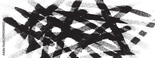 Abstract graphic texture with spray paint strokes